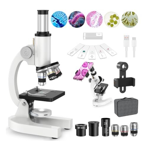 MAXLAPTER microscopio 2000X professionale per bambini studenti adulti