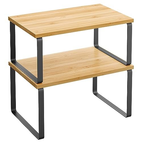 SONGMICS scaffale portaspezie set di 2 organizzatori da cucina