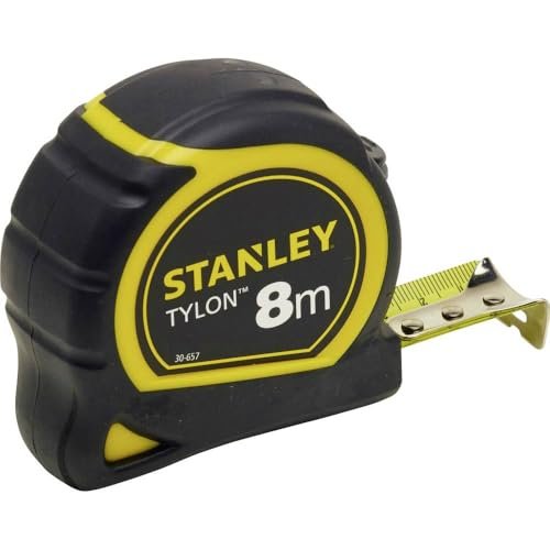 STANLEY Tylon flessometro 8 m con nastro 25 mm