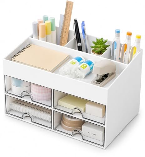 HingtTraum organizer scrivania 4 cassetti porta penne