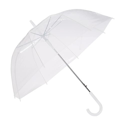 Amazon Basics ombrello ottagonale a cupola trasparente 34,5 inch