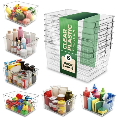 KICHLY organizzatori di dispensa e contenitori confezione da 6
