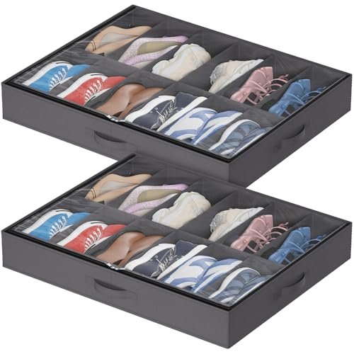 Lifewit scatole per scarpe con finestra trasparente