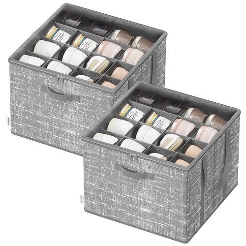 SONGMICS organizer scarpe set di 2