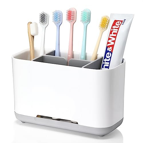 Royouzi portaspazzolino elettrico organizer per spazzolini da denti