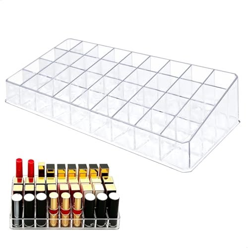 mongtsamz organizzatore rossetti 36 scomparti acrilico porta rossetti