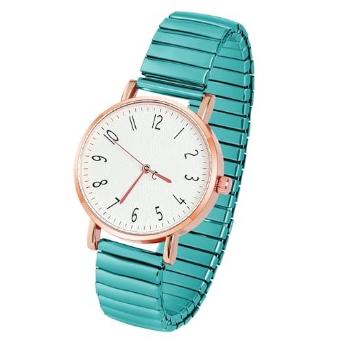 AOOSU orologio analogico con cinturino elastico da donna