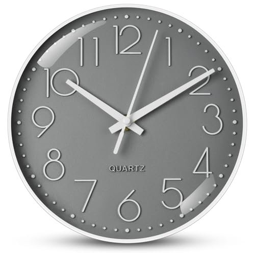 Aolso orologio da parete silenzioso e senza ticchettio moderno