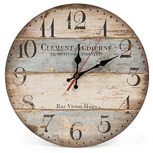 LOHAS Home orologio da parete vintage decorativo
