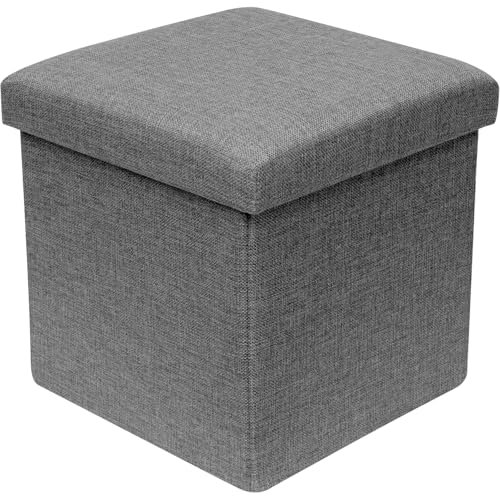 Oceano pouf contenitore pieghevole poggiapiedi sgabello