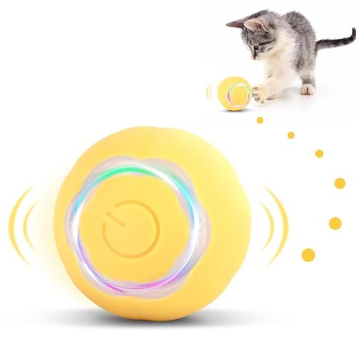 KEWUZY giocattoli per gatti interni palla con sonaglio