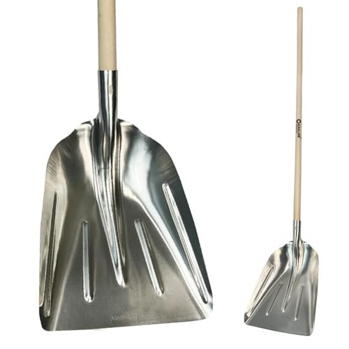 Crisalide badile super resistente 36x49 cm manico legno versatile agricolo giardino