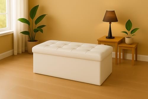 GX GARGIX pouf panca imbottita con vano contenitore baule