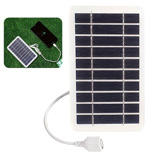 Zerabidpro pannello solare USB 5W caricabatterie impermeabile IP65