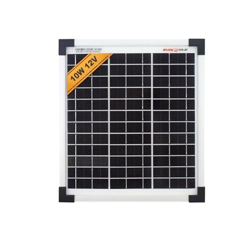 Enjoysolar mono 10W 12V pannello solare monocristallino modulo