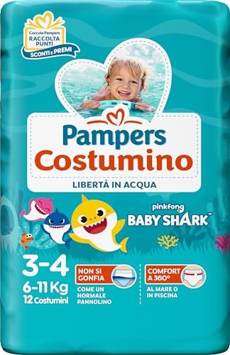 Pampers costumino taglia 3 6-11 kg 12 pannolini