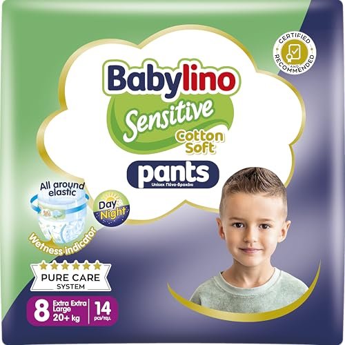 Babylino sensitive cotton soft pannolini mutandina taglia 8