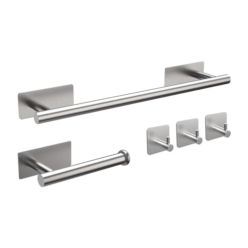 set porta asciugamani da bagno adesivo M34452A