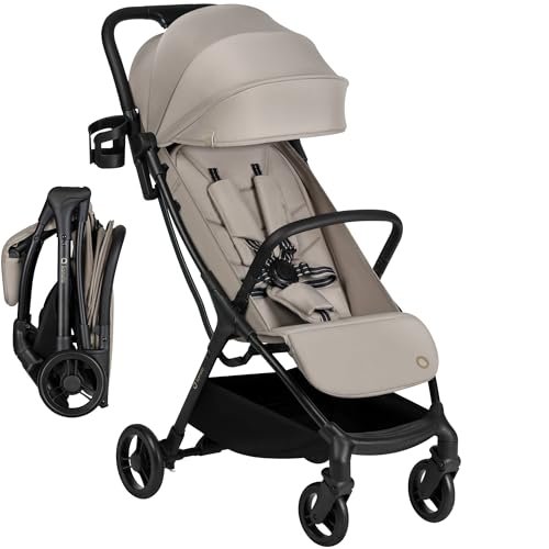 LIONELO Agia passeggino compatto leggero 22 kg posizione distesa