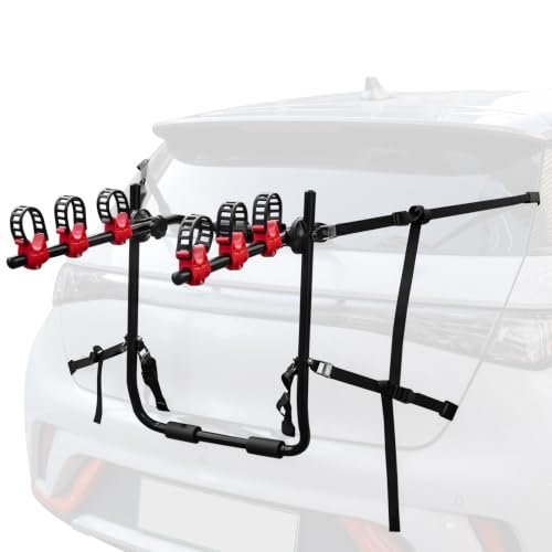 SOARS porta bici posteriore pieghevole per auto 68x50x61 cm 2 bici