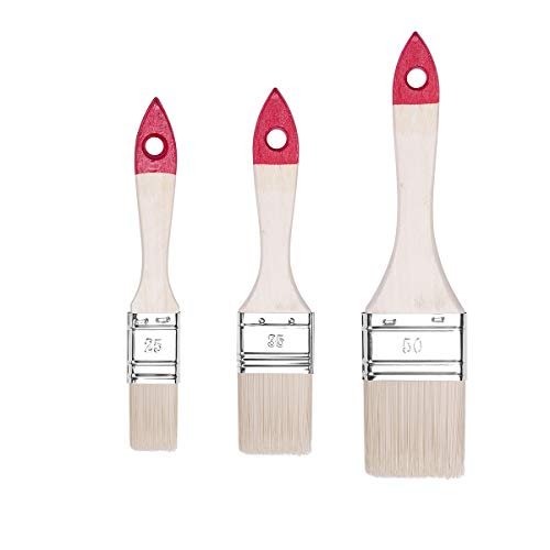 M7 set di 3 pennelli piatti 1 1,5 2 pollici