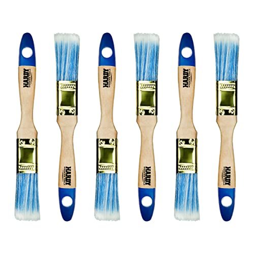 HARDY set di 6 pennelli piatti 25 mm setole