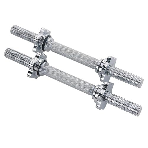 Sunny Health Fitness set barre manubri cromate filettate