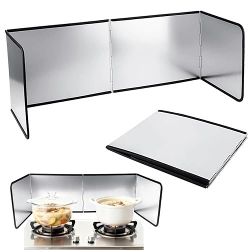 DBAATTZ paraspruzzi per fornello pieghevole cucina acciaio inox