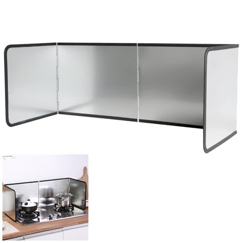 Fousenuk pannello paraschizzi cucina padella 4 lati antiaderente 71cm