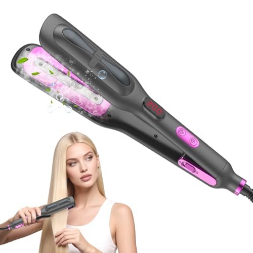 Faszin piastra capelli professionale in titanio 30mm 2 in 1