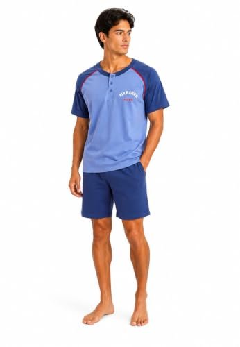 Intimitaly pigiama corto uomo cotone leggero traspirante