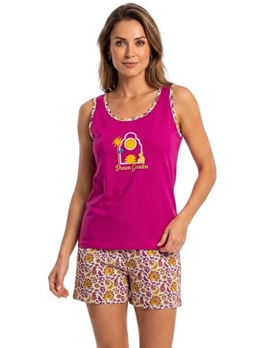 o-day completo 2 pezzi canotta e pantaloncino pigiama