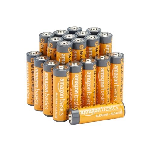 Amazon Basics 20 batterie alcaline AA ad alte prestazioni