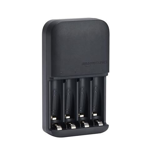 Amazon Basics caricabatterie per batterie ricaricabili