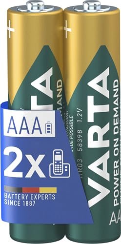 VARTA pile AAA ricaricabili confezione da 2