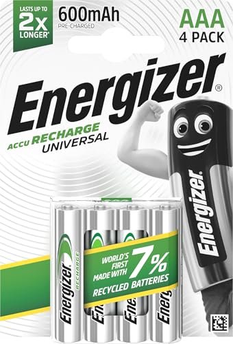 Energizer recharge batterie ricaricabili AAA
