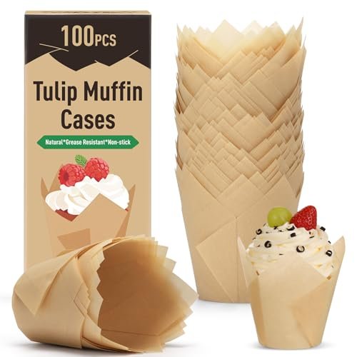Alyvisun 100 pirottini per muffin carta antigrasso