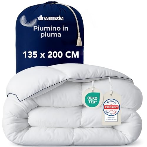 Dreamzie piumino in piuma extra soffice 135x200