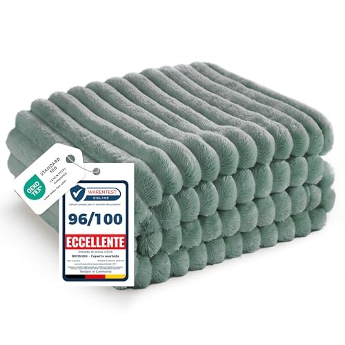 Bedsure coperta pile divano letto morbida