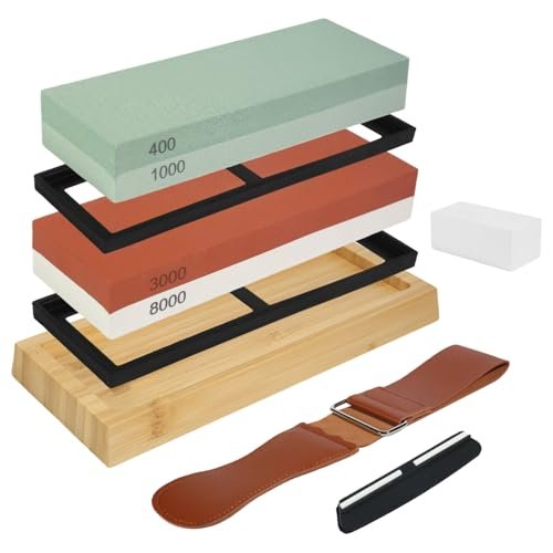 Valyrane pietra affilacoltelli giapponese 8 in 1 set 400 1000