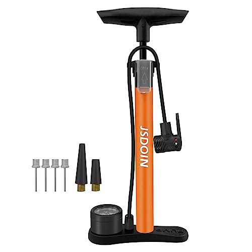 Jsdoin pompa da pavimento per bici alta pressione 170 psi valvole Presta e Schrader