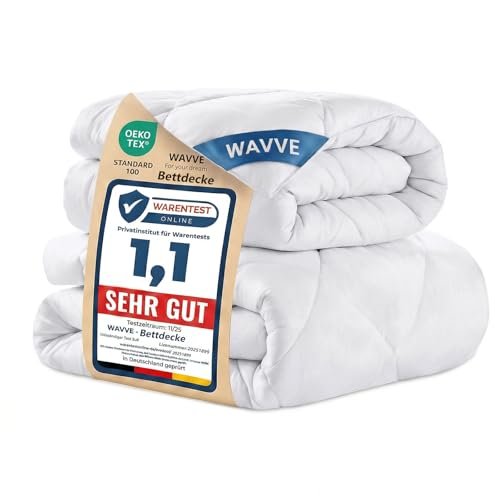 WAVVE piumone letto singolo 135x200 2 pezzi set estivo 150gsm e 4 stagioni 300gsm