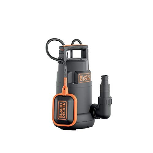 BLACK+DECKER pompa immersione BXUP250PCE 250W acque chiare 8000 litri ora