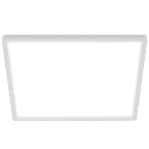Briloner lampada da soffitto LED a luce indiretta piatta bianca