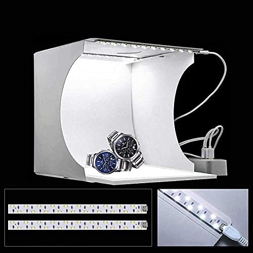 ELLENNE studio set fotografico portatile light box con LED