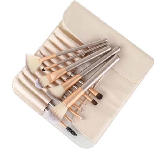 WEGLOK set pennelli make up 12 pezzi professionali con custodia