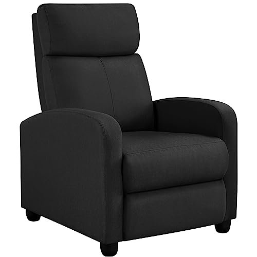 Yaheetech poltrona relax reclinabile regolabile con poggiapiedi