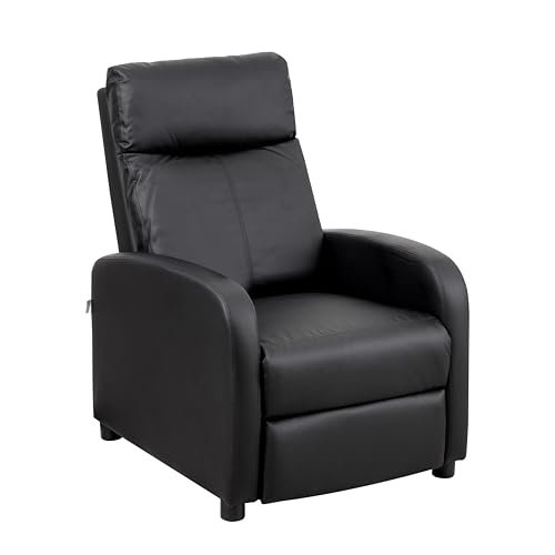 Baroni Home poltrona reclinabile in soft foam con recliner