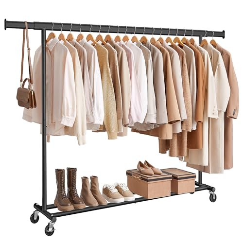 SONGMICS stand appendiabiti con ruote esterno 2