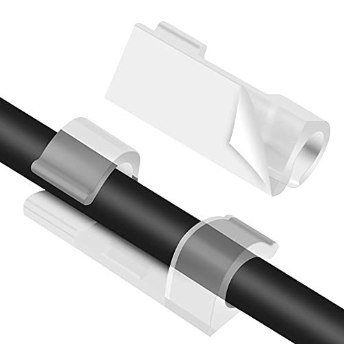 URAQT 80 pezzi clip fermacavi da parete per cavi elettrici